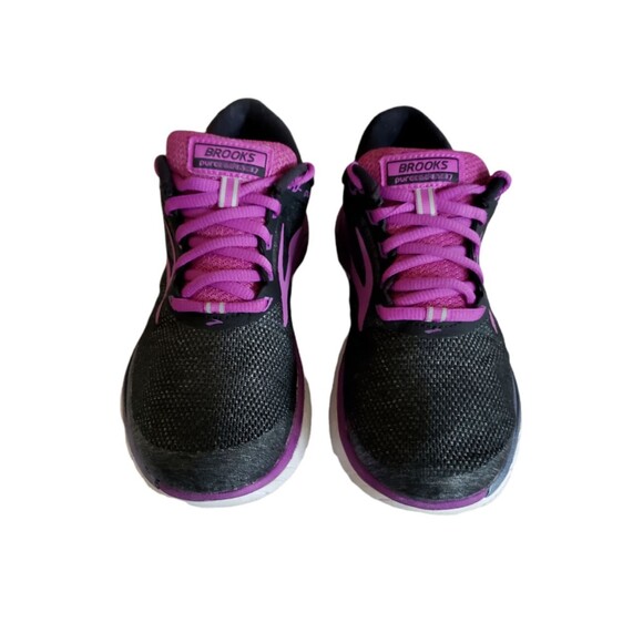 Brooks Women's Pure Cadence 7 1202611B023 Black Purple Running Shoes Size 7.5 B - Picture 4 of 11